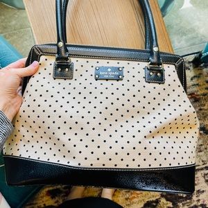 kate spade belltown ashlyn polka dot purse tote